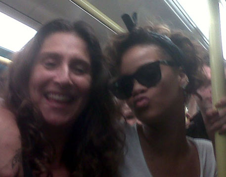 Rihanna on the Jubilee line Rihanna on the Jubilee line